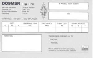 QSL Karte