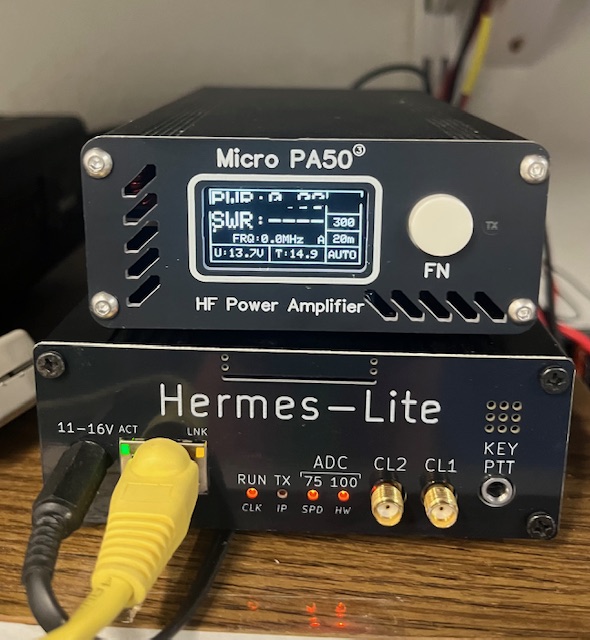 Hermes Lite 2 und Micro PA50